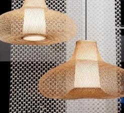Suspension*Ay Illuminate Suspension, May S, , Ø70cm, H42cm - naturel