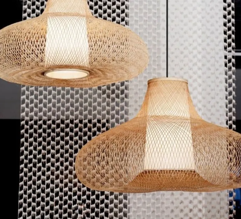 Suspension*Ay Illuminate Suspension, May S, , Ø70cm, H42cm - naturel