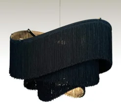 Suspension, Maya, noir, Ø50cm, H36cm - Fraumaier