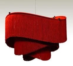 Suspension, Maya, rouge, Ø50cm, H36cm - Fraumaier