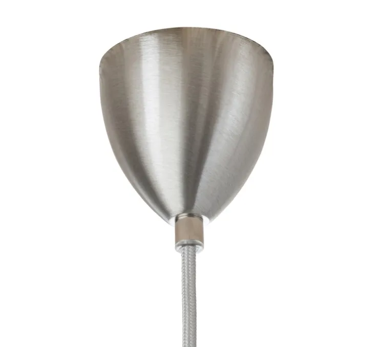 Suspension, Medium Check, Stripe, Crystal Rowan 22, transparent, argent, Ø22cm, H22cm - Ebb and Flow