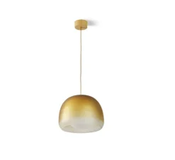 Suspension, Medusa, moutarde, LED, dim, 1800-3000K, 1100 lm, Ø27,5cm, H22,4cm - Carpyen