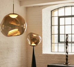 Suspension*Tom Dixon Suspension, Melt, , LED, dim, 3000k, 800 lm, Ø50cm, H50cm - bronze