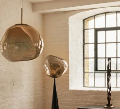 Suspension*Tom Dixon Suspension, Melt, , LED, dim, 3000k, 800 lm, Ø50cm, H50cm - bronze