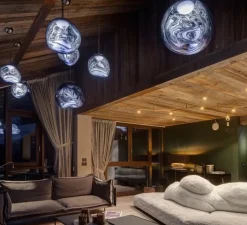 Suspension*Tom Dixon Suspension, Melt, , LED, dim, 3000k, 800 lm, Ø50cm, H50cm - violet fumé