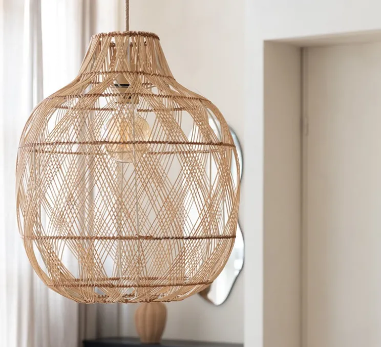 Suspension, Mendoza L, naturel, Ø40cm, H53cm - Good&Mojo
