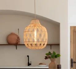 Suspension, Mendoza L, naturel, Ø40cm, H53cm - Good&Mojo