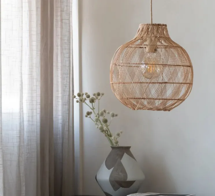 Suspension, Mendoza S, naturel, Ø35cm, H33cm - Good&Mojo