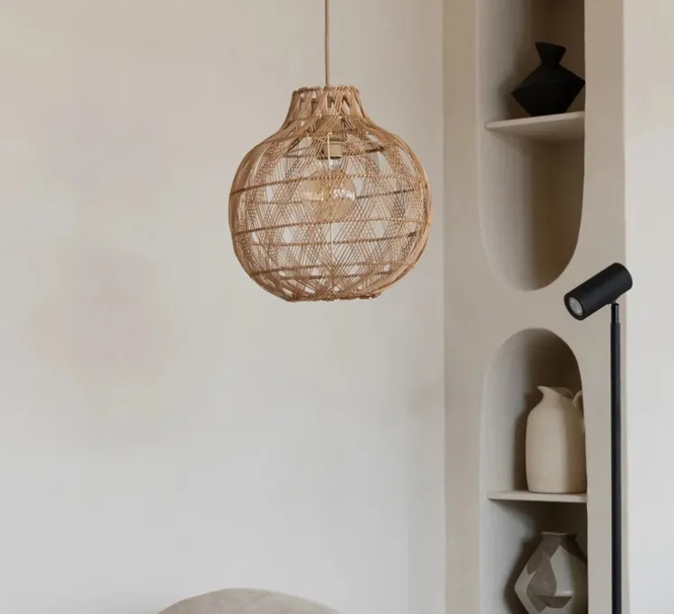 Suspension, Mendoza S, naturel, Ø35cm, H33cm - Good&Mojo