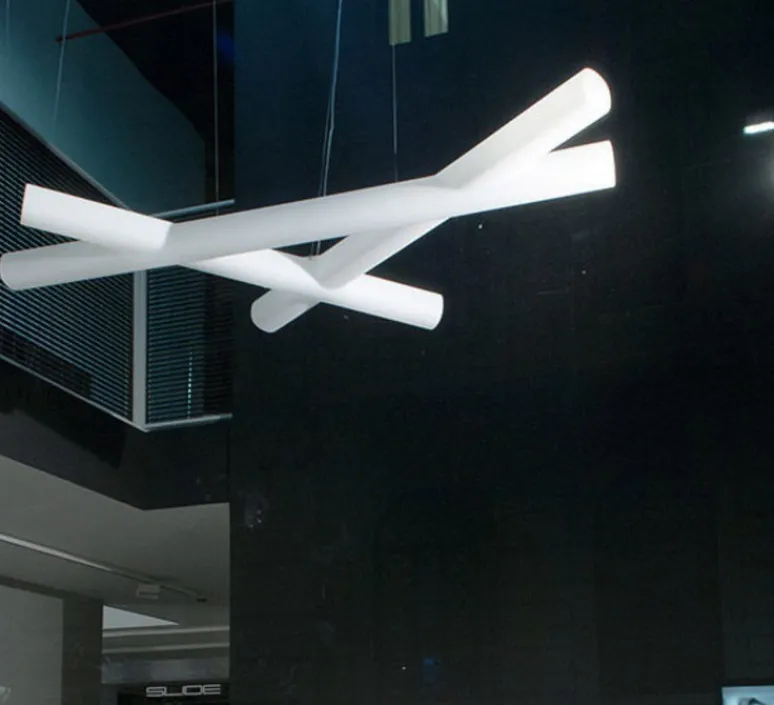 Suspension*Slide Suspension, Mesh , , LED, dim, 4000k, L162cm, H11cm - blanc