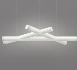 Suspension*Slide Suspension, Mesh , , LED, dim, 4000k, L162cm, H11cm - blanc