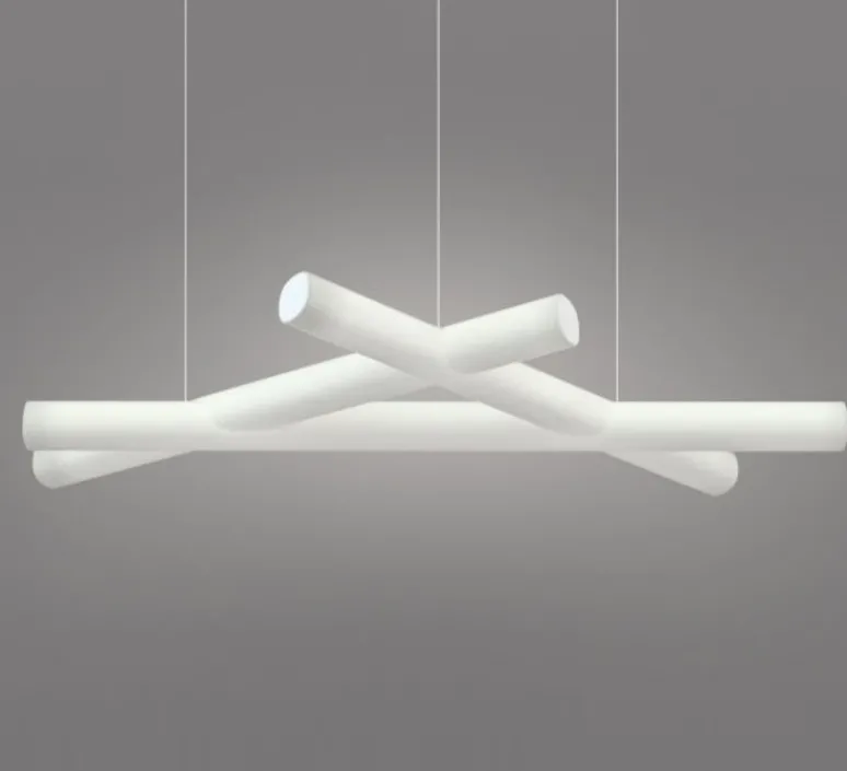 Suspension*Slide Suspension, Mesh , , LED, dim, 4000k, L162cm, H11cm - blanc