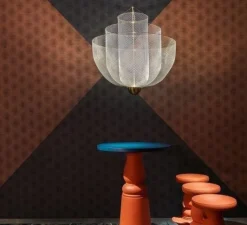 Suspension*Moooi Suspension, Meshmatics Small, , 2700K, 665lm, Ø58cm, H58cm - gris