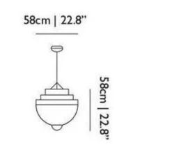 Suspension*Moooi Suspension, Meshmatics Small, , 2700K, 665lm, Ø58cm, H58cm - gris