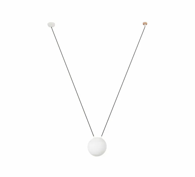 Suspension*Faro Suspension, Mine glass space, , Ø18,5cm, H10cm - blanc