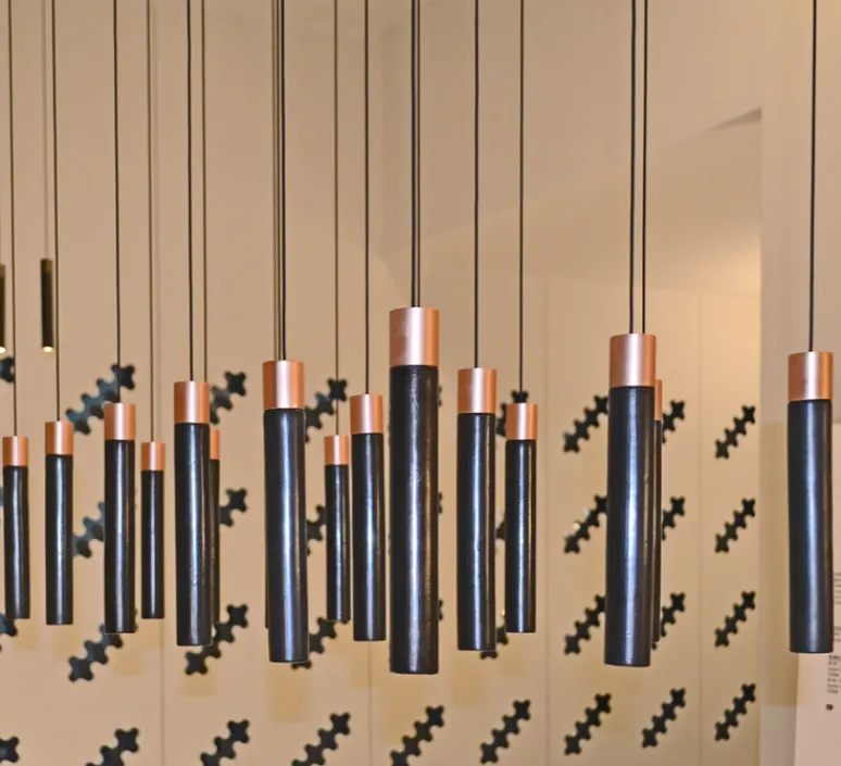 Suspension*KDLN Suspension, MINIMAL, , LED, 2700K, 410lm, Ø3,5cm, H25,5cm - cuivre