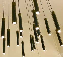 Suspension*KDLN Suspension, MINIMAL, , LED, 410lm, 2700k, Ø3,5cm, H25,5cm - noir