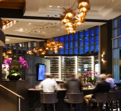 Suspension*LZF Suspension, Minimikado S, , LED, H50cm, L70cm - bois de cerisier naturel