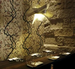 Suspension*LZF Suspension, Minimikado S, , LED, H50cm, L70cm - blanc ivoire