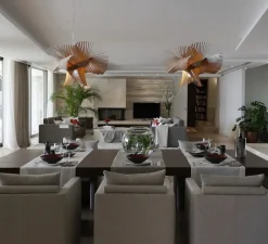 Suspension*LZF Suspension, Minimikado S, , LED, H50cm, L70cm - hêtre naturel