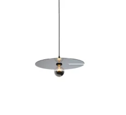 Suspension*Wever&Ducré Suspension, Mirro suspended 2.0, , Ø45cm, H20cm - chrome