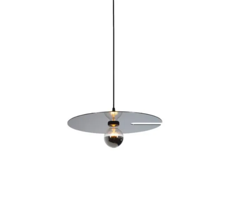 Suspension*Wever&Ducré Suspension, Mirro suspended 2.0, , Ø45cm, H20cm - chrome