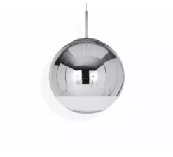 Suspension*Tom Dixon Suspension, Mirror Ball 50, , LED, dim, 3000K, 800 lm, Ø50cm, H50cm - argent
