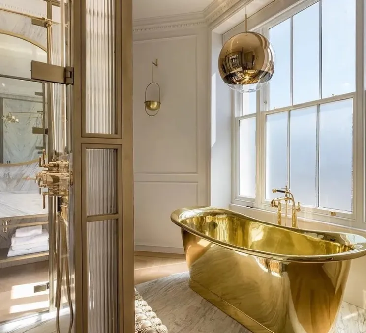 Suspension, Mirror Ball 50, or, LED, dim, 3000K, 800 lm, Ø50cm, H50cm - Tom Dixon