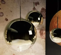 Suspension, Mirror Ball 50, or, LED, dim, 3000K, 800 lm, Ø50cm, H50cm - Tom Dixon
