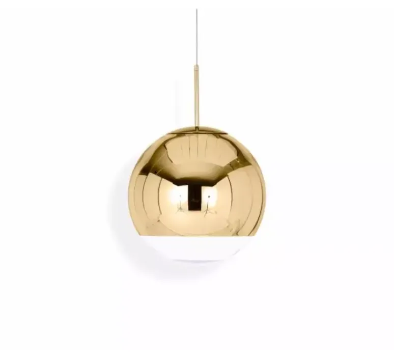 Suspension*Tom Dixon Suspension, Mirr Ball 40, , LED, dim, 3000K, 800 lm, Ø40cm, H40cm - or