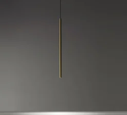 Suspension*Davide Groppi Suspension, Miss 1, , LED, 2700K, 290 lm, Ø2,5cm, H75cm - laiton brossé