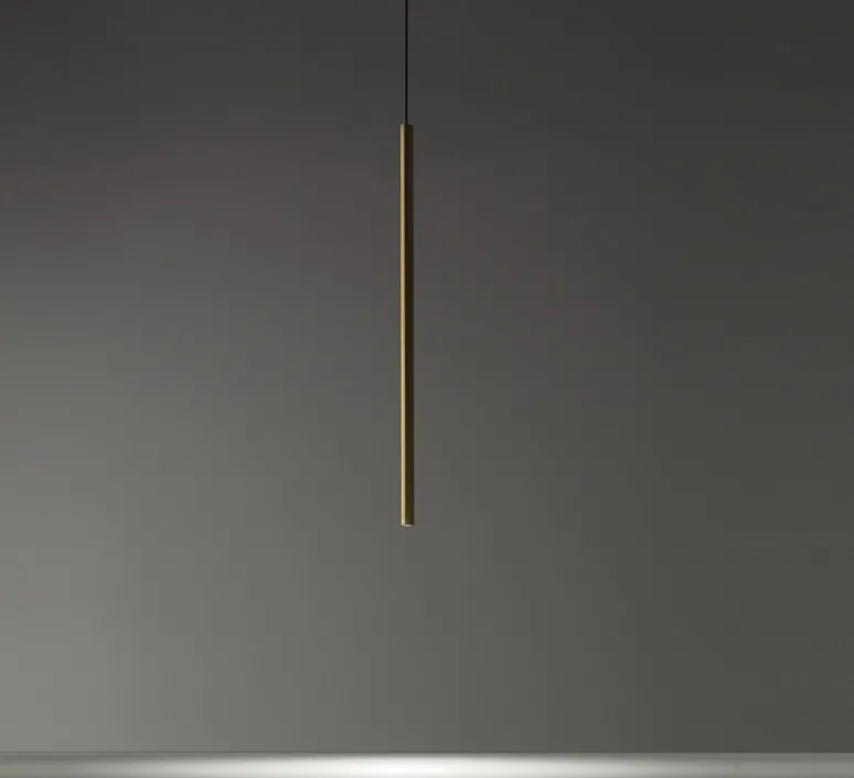 Suspension*Davide Groppi Suspension, Miss 1, , LED, 2700K, 290 lm, Ø2,5cm, H75cm - laiton brossé