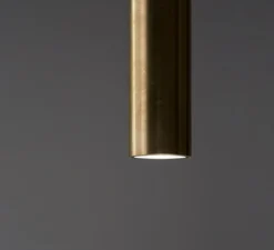 Suspension*Davide Groppi Suspension, Miss 1, , LED, 2700K, 290 lm, Ø2,5cm, H75cm - laiton brossé