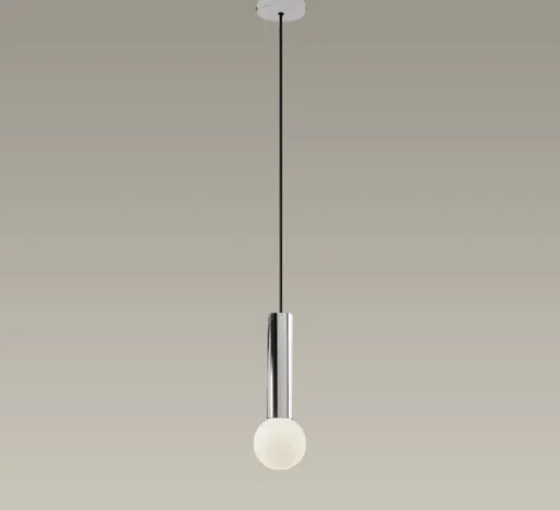 Suspension*LEDS C4 Suspension, Mist, , IP44, Ø10cm, H30cm - chrome