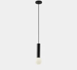 Suspension*LEDS C4 Suspension, Mist, , IP44, Ø10cm, H30cm - noir