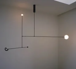 Suspension*Anastassiades Studio Suspension, Mobile Chandelier 1, , LED, dim, 2700K, 800-350 lm, L258,9cm, H113cm - noir