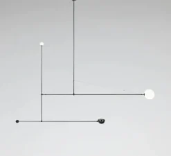 Suspension*Anastassiades Studio Suspension, Mobile Chandelier 1, , LED, dim, 2700K, 800-350 lm, L258,9cm, H113cm - noir