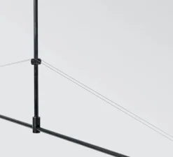 Suspension*Anastassiades Studio Suspension, Mobile Chandelier 1, , LED, dim, 2700K, 800-350 lm, L258,9cm, H113cm - noir