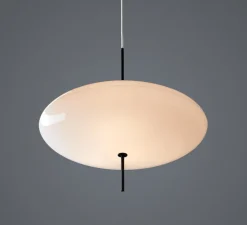 Suspension, Model 2065, blanc et câble blanc, 2700K, 2350lm, Ø53,8cm, H54,6cm - Astep