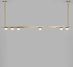 Suspension*CTO lighting Suspension, Modulo Horizontal, , LED, 2700K, L188cm, H10cm - laiton