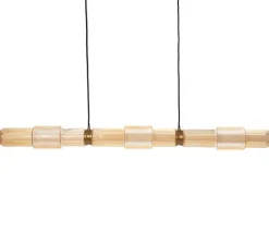 Suspension*Nexel Suspension, Mojo, triple, horizontale, , LED, 3000K, 2200 lm, L110,6cm, H10cm - verre orangé