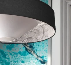 Suspension, Mokuzaï D58, noir, Ø58cm, H26cm - Market Set