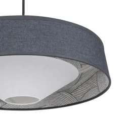 Suspension, Mokuzaï D58, noir, Ø58cm, H26cm - Market Set