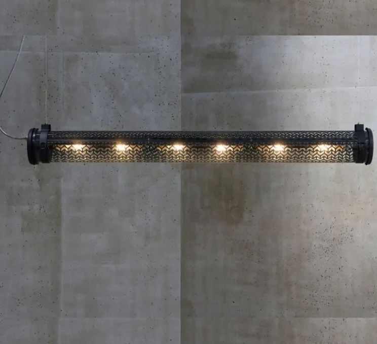 Suspension, MONCEAU, noir coal, L129,5cm, H13,3cm, IP68 - Sammode