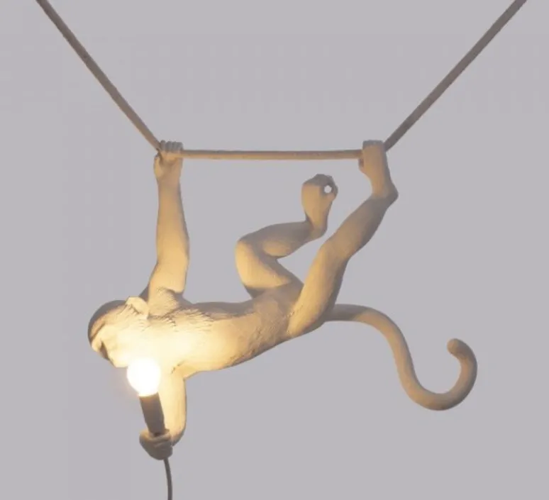 Suspension*Seletti Suspension, monkey swing, , L59cm, H40cm - blanc