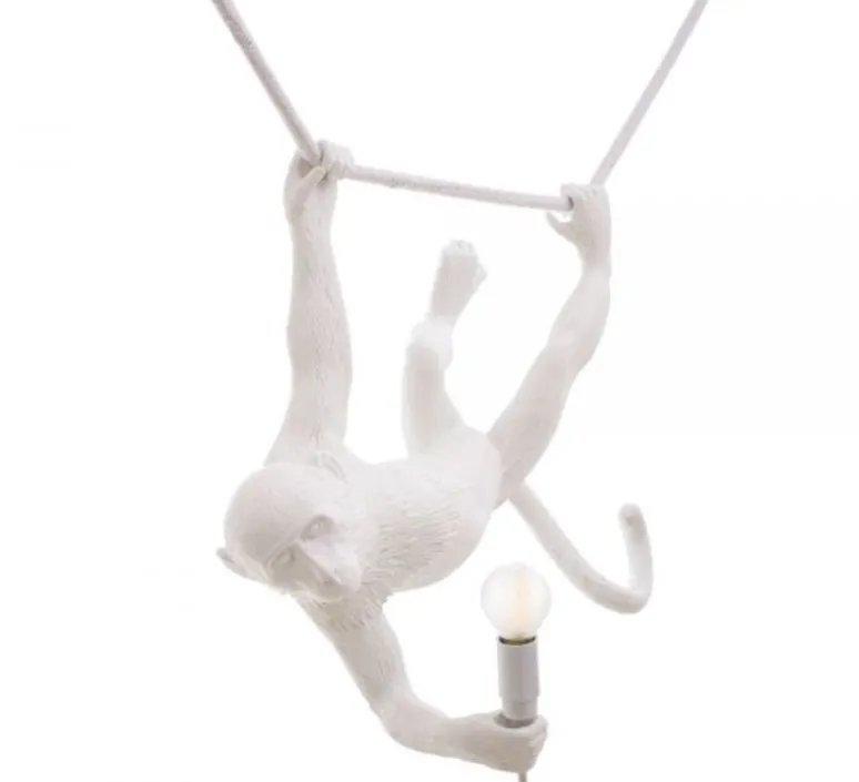 Suspension*Seletti Suspension, monkey swing, , L59cm, H40cm - blanc