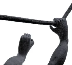 Suspension*Seletti Suspension, Monkey Swing, , IP44, L59cm, H44cm - noir, singe