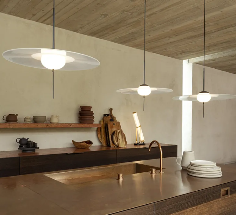 Suspension*DCW éditions Paris Suspension, Mono L500, , LED, dim, 2700K, 1300 lm, Ø50cm, H48,4cm - blanc