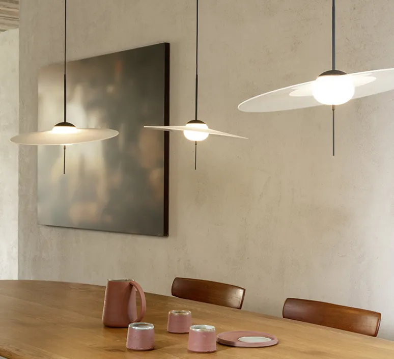 Suspension*DCW éditions Paris Suspension, Mono L500, , LED, dim, 2700K, 1300 lm, Ø50cm, H48,4cm - blanc