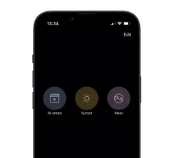 Suspension monte et baisse, Flying , rose, LED, dim, 3500K, 4800 lm, Ø58cm, H1,4cm - Grau